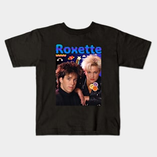 Roxette  90s style retro vintage 80s gifts Kids T-Shirt